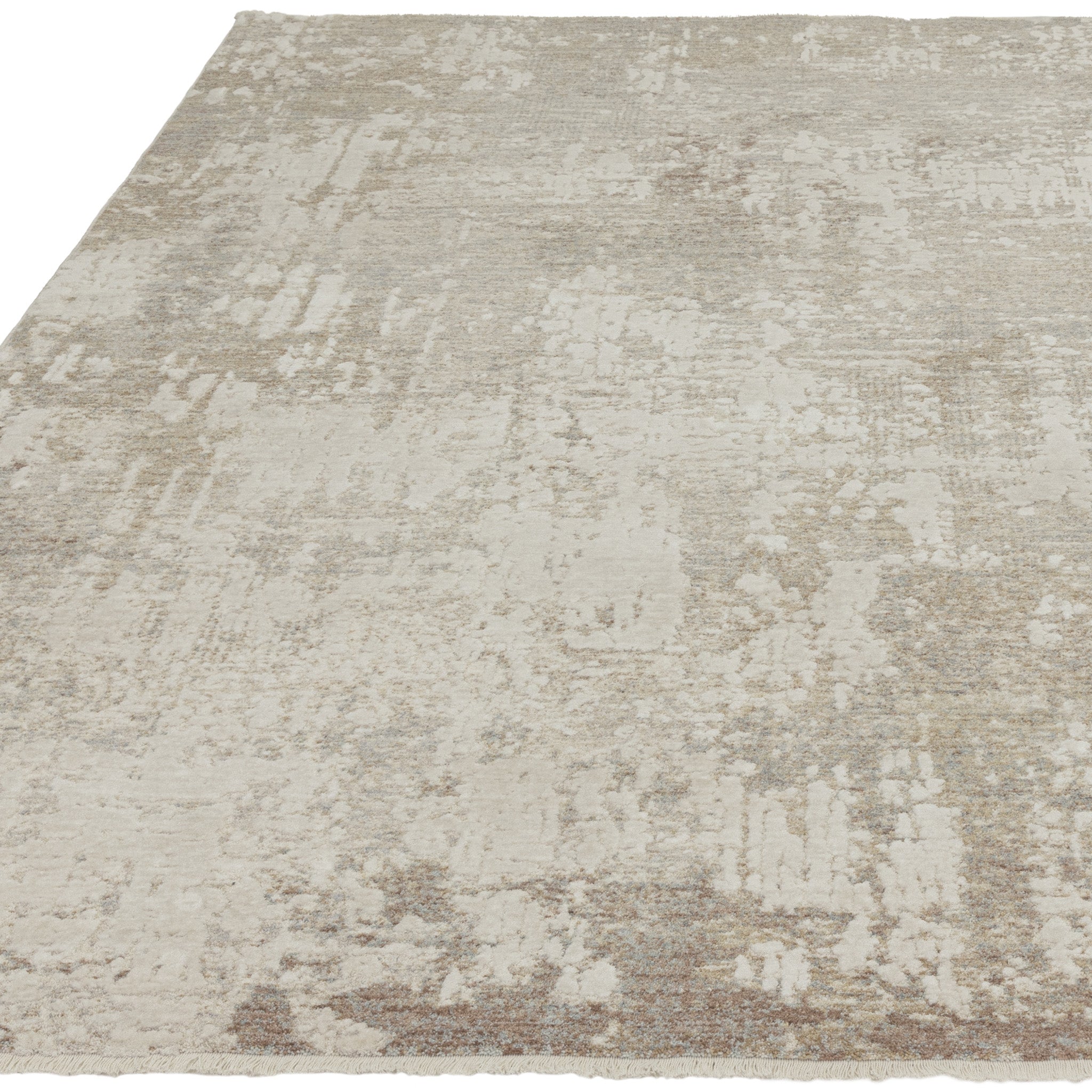 Distressed Space-dyed Rug in Bronze